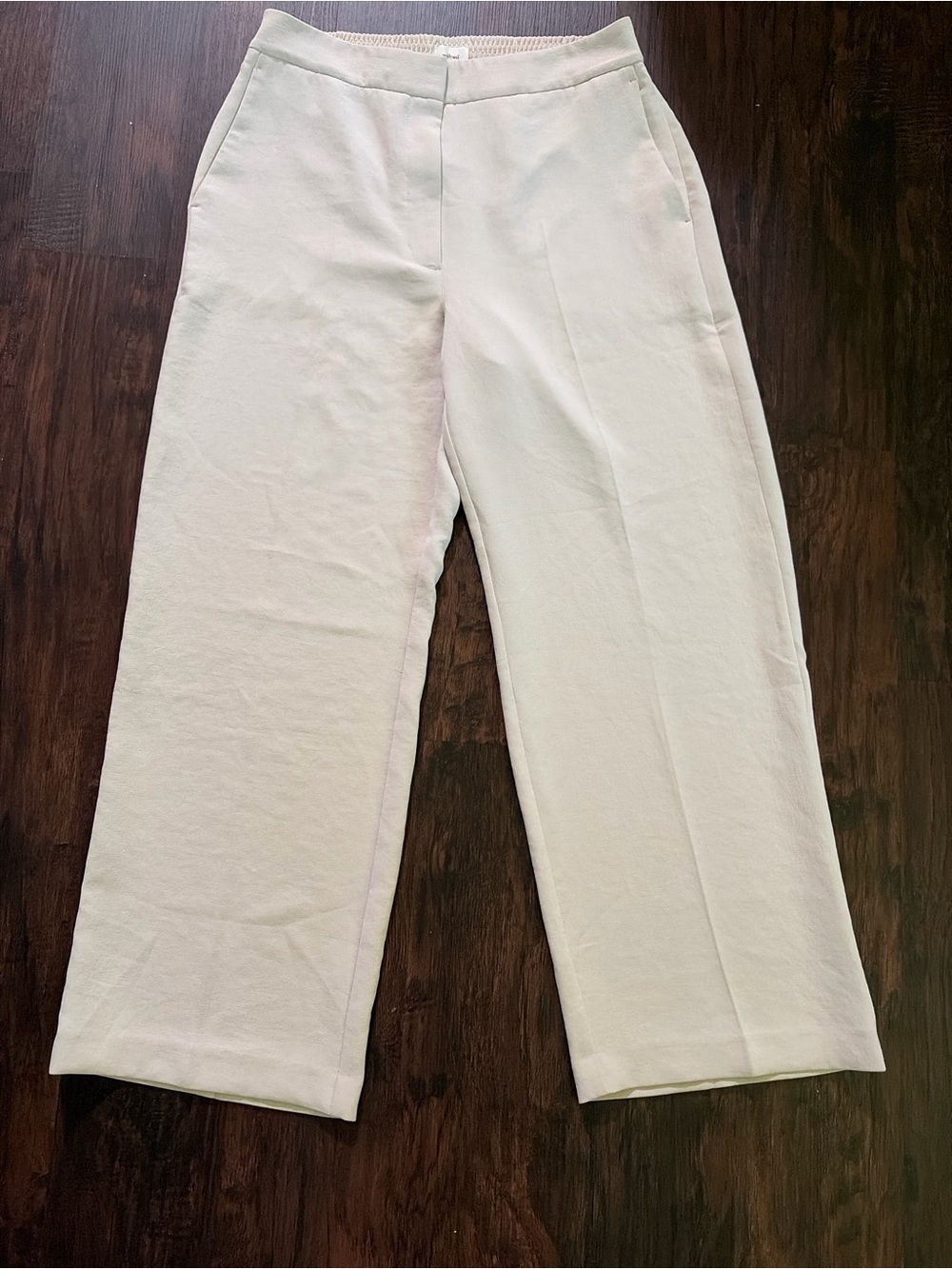 Wilfred Cream Straight-Leg Chinos